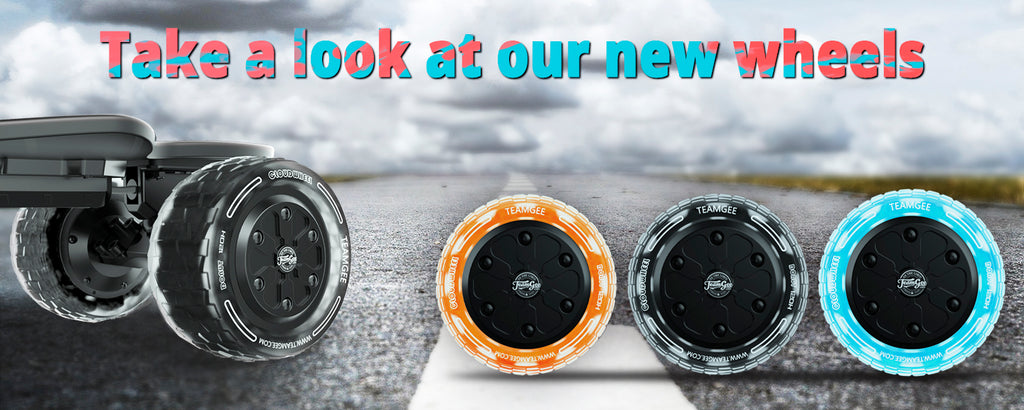 120mm Cloudwheel Kit for Teamgee - Make Electric Skateboards Go Faster!