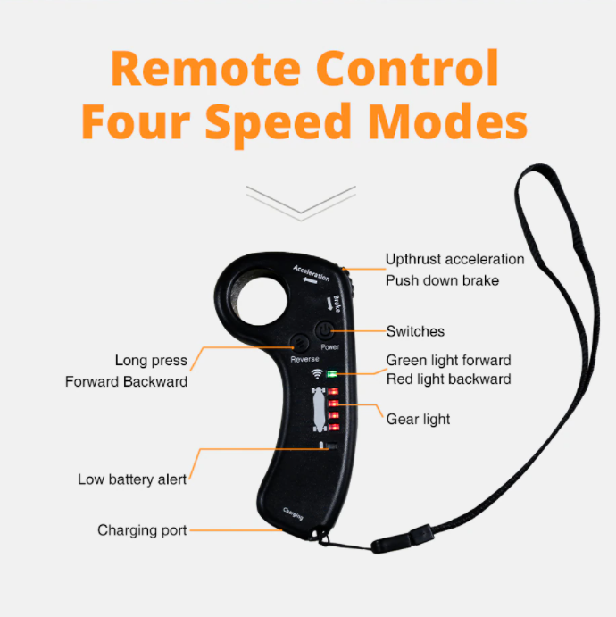 Remote control for Teamgee H3 DIY electric skateboard Kit