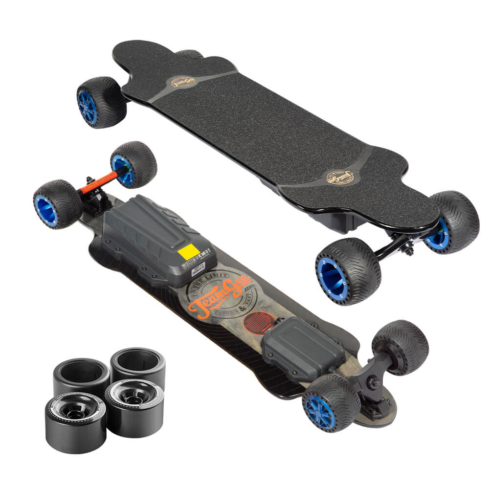Teamgee H20T Electric Skateboard with 90mm Black PU Wheels