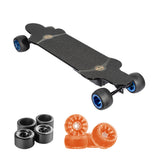 Teamgee H20T Electric Skateboard with Orange Cloudwheels and 90mm PU wheels
