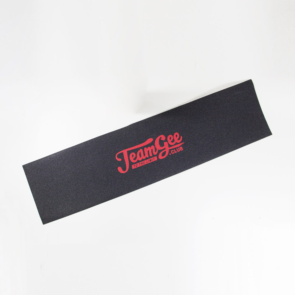 Teamgee Red Logo Grip Tape for Electric Skateboard 