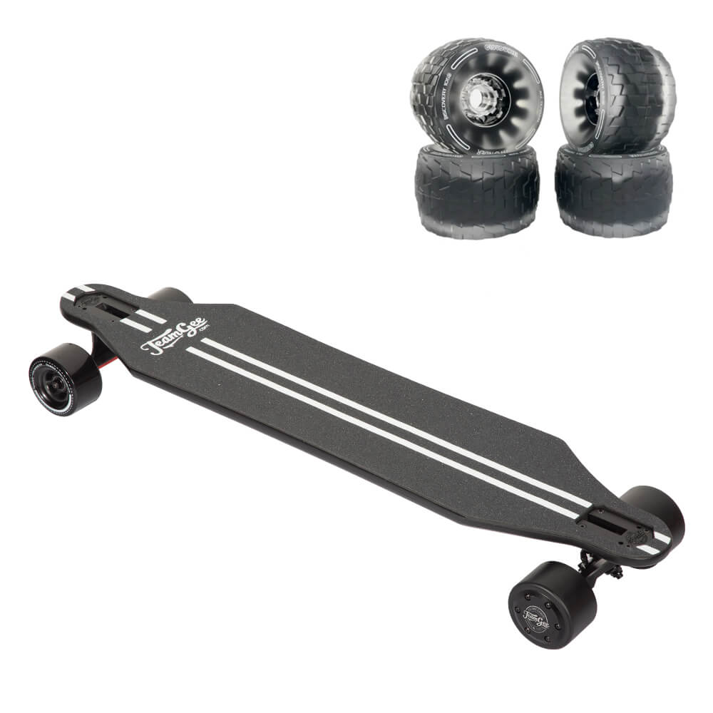 Teamgee H5 Electric Skateboard With Black Cloudwheels